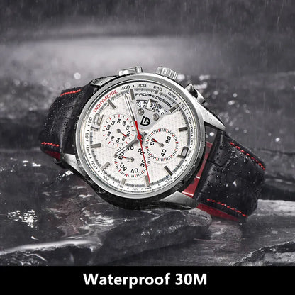 Cronógrafo PAGANI DESIGN para hombre, reloj de cuarzo multifunción de piloto militar, reloj masculino