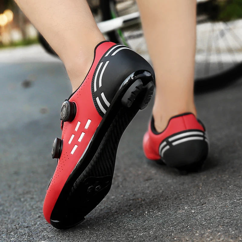 Scarpe da ciclismo di alta qualità da uomo SPD autobloccanti per bici da corsa, scarpe sportive da donna MTB da montagna antiscivolo 36-47