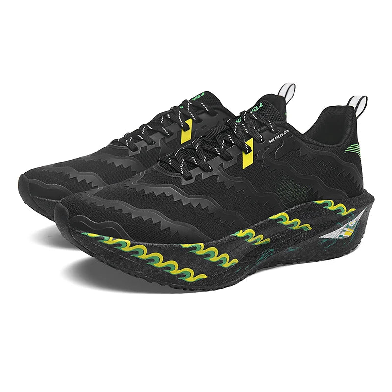 Chaussures de sport d'été pour homme et femme, légères, pour le marathon, respirantes, protégeant les pieds, idéales pour la marche