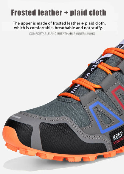 Men's Hiking Shoes Outdoor Sports Lace-Up Hiking Shoes Women's Hiking Sports Non-slip Hunting Tactical Sports Shoes