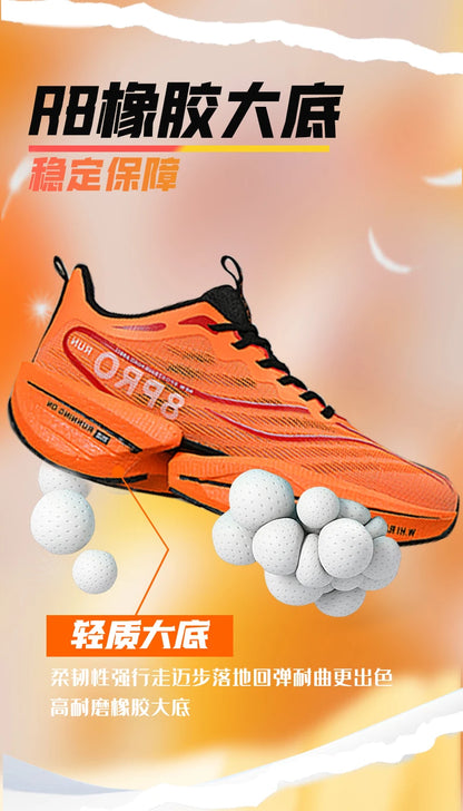 NEW Sports Running Shoes Men Marathon Breathable Comfortable Women Athletic Training Outdoor Sneakers Air Cushion Carbon Plate