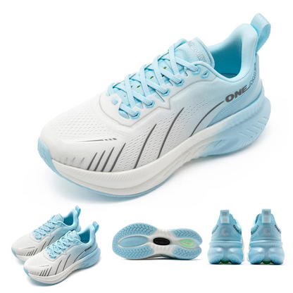 ONEMIX Nye løbesko med polstring til kvinder, efterår/vinter, tunge løbere, snøresko, kvinder, sjippetov, dans, skridsikre udendørs sneakers