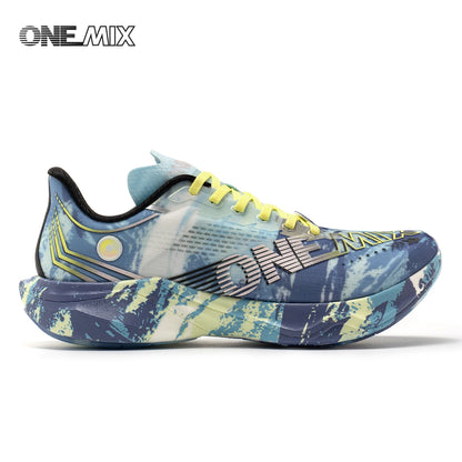 ONEMIX-Nylon Carbon Board Marathon Running Racing Shoes, Professional Stable Support, Shock-relief, Ultra-light Rebound Sneaker