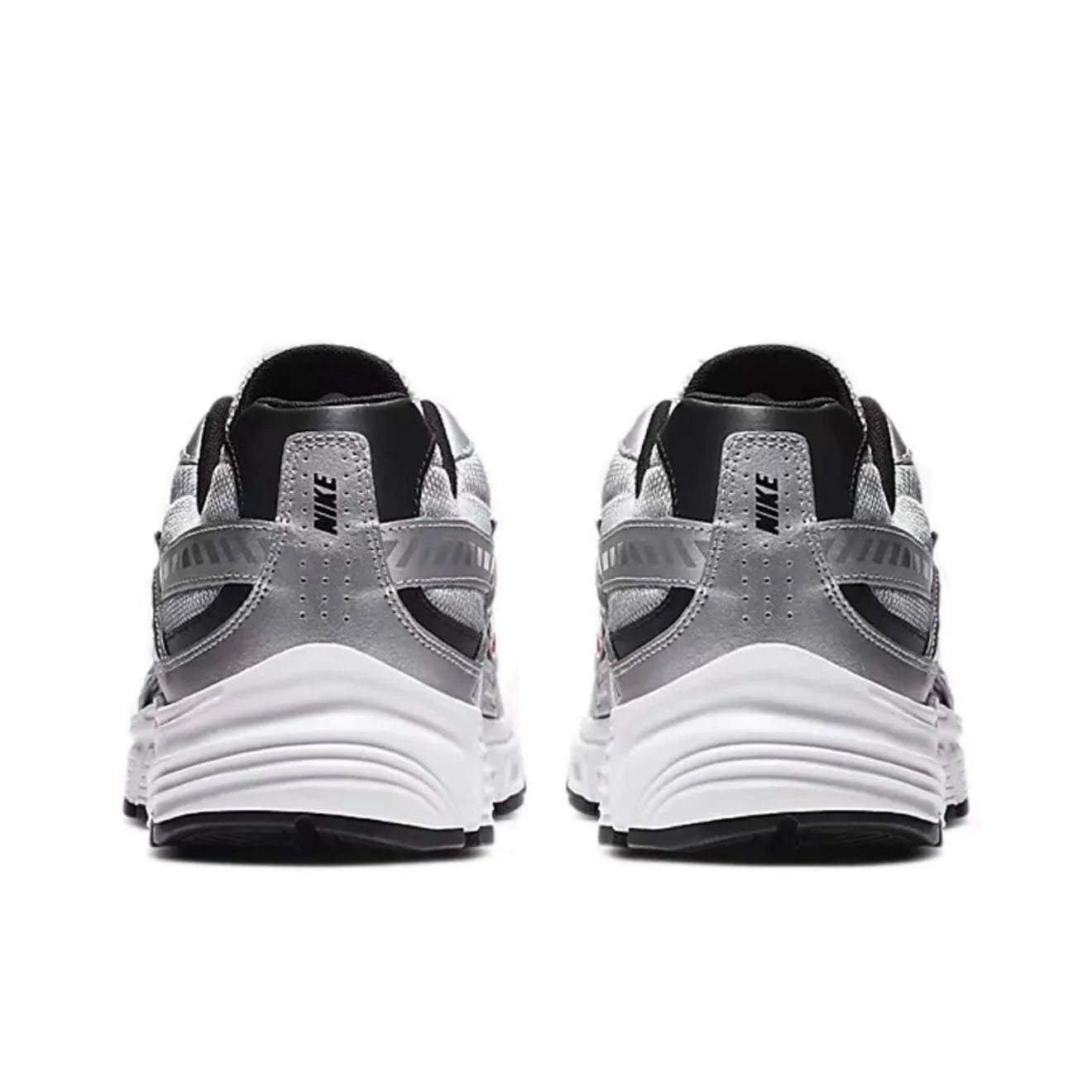Nike Initiator Fashionable and Trendy Wear-Resistant Breathable Low-Top Casual Urban Commuting Running Shoes Men's Black Silver