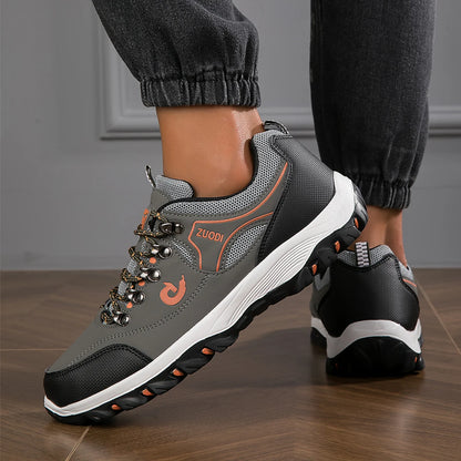 Chaussures de randonnée pour homme - Chaussures de sport de randonnée respirantes - Chaussures de sport ultra-légères pour la randonnée, le camping et la course à pied en plein air - Chaussures de sport antidérapantes