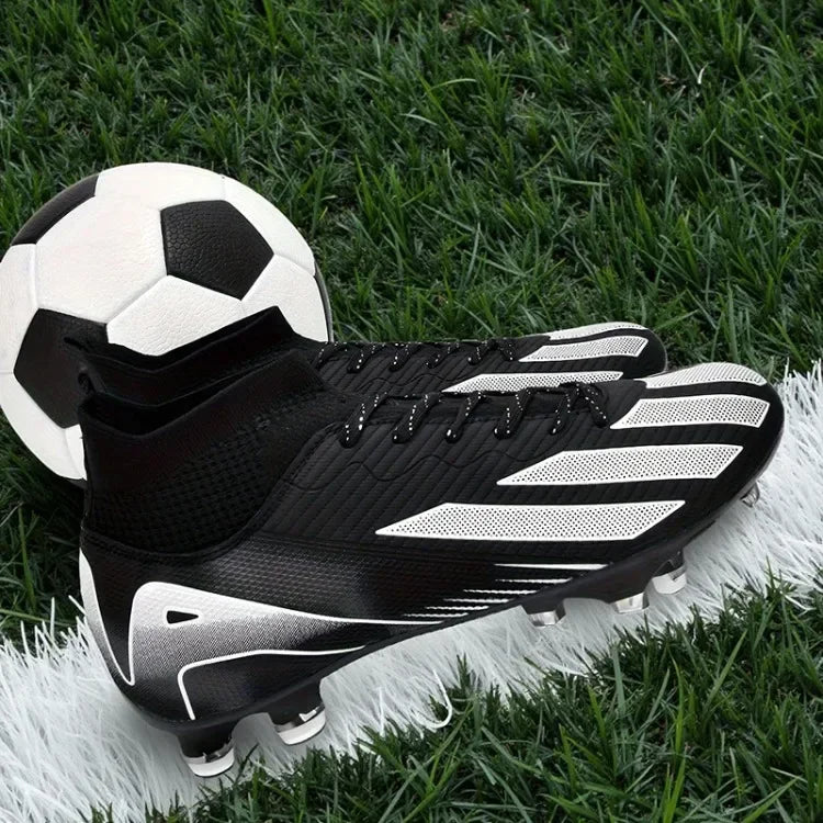 Vyriški nauji TF futbolo bateliai, sportiniai bateliai, „Society Turf Grass“, ultralengvi vyriški futbolo bateliai, patogūs futbolo bateliai su kulkšnių apsauga, futsalo bateliai, greiti