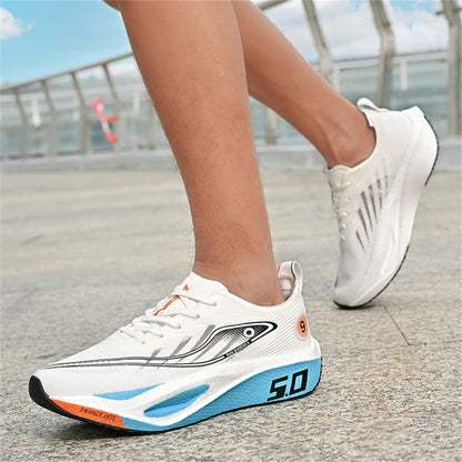 New Sports Shoes for Men&Women, Running Sneakers, Carbon Plate, Male Marathon Racing, Shock-absorbing, Athletics Training Shoes