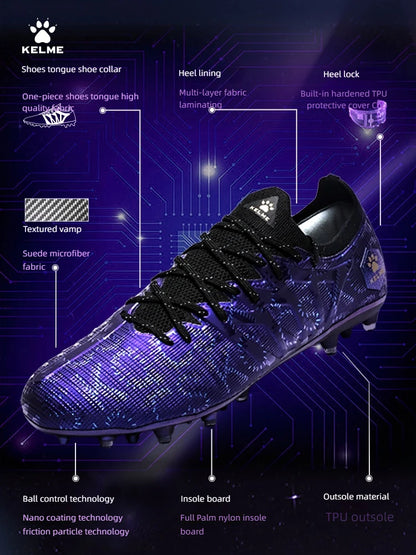 Scarpe da calcio KELME per adulti da uomo Disease Electric 3.0, tacchetti corti MG, scarpe professionali per partite e allenamento, traspiranti