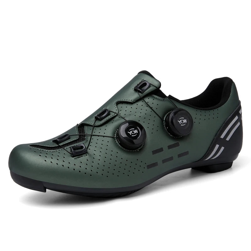 Sapatos de ciclismo para homem: sapatos profissionais de BTT e SPD; sapatos de corrida de montanha; sapatos de ciclismo de estrada SPD para mulher