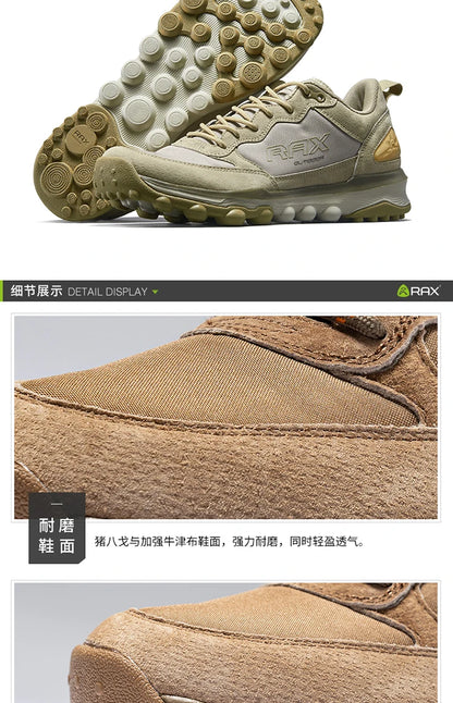 RAX Sapatos de caminhada respiráveis para homem, leves, para caminhadas, trekking e travessias de água, ténis desportivos, ténis de exterior para homem