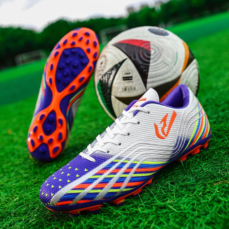 Long Spike Cleats New Competition Level Football Shoes for Men and Women Universal Professional Game Training Sports Shoes