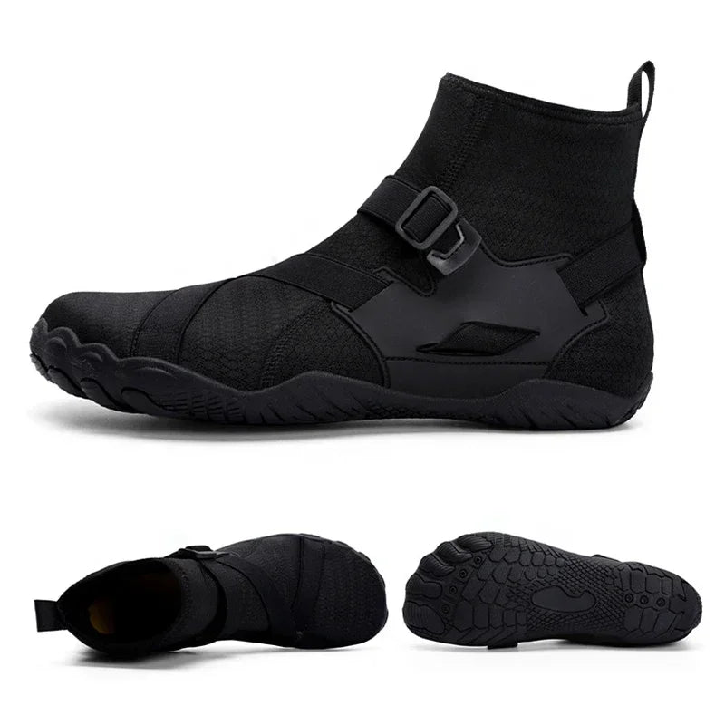 Sapatilhas aquáticas unissexo de cano alto para desporto ao ar livre, caminhada, travessias na água, natação, praia, fitness, mergulho e surf, estilo barefoot
