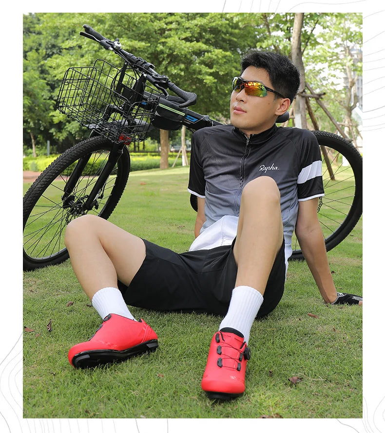 Buty rowerowe unisex Speed – buty wyczynowe SPD do rowerów szosowych z blokadą, oddychające buty MTB do jazdy górskiej i terenowej