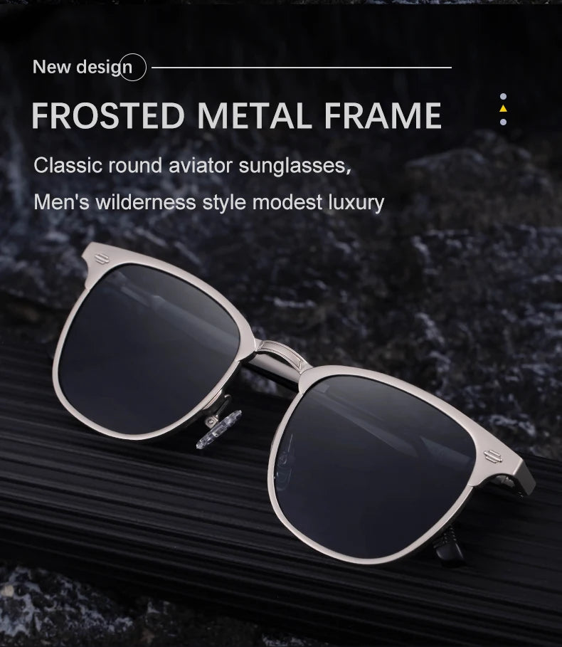 Steampunk Square Sunglasses Men 2026 Luxury Brand Metal Frame Retro Punk Sun Glasses Male Driving Shades Vintage Eyewear UV400