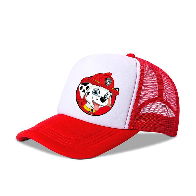 Boné de basebol infantil PAW Patrol com estampado da Skye Chase, boné de sol para meninos e meninas, bonés ajustáveis com pala, chapéus casuais de verão, presentes