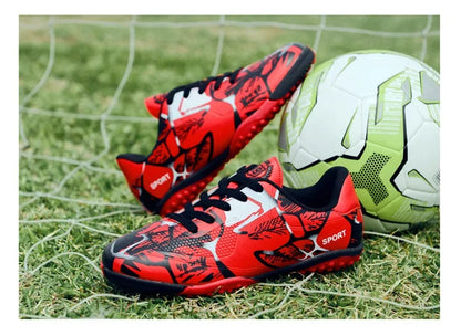 Gyerek focicipők Sports Society Field fiú focicipők Futsal gyors beltéri cipő eredeti bokacsatos focicipők