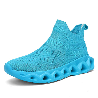 Heren sportschoenen Ultralichte modieuze instapschoenen voor dagelijks wandelen en joggen in de buitenlucht Ademende mesh Comfortabele casual schoenen voor heren