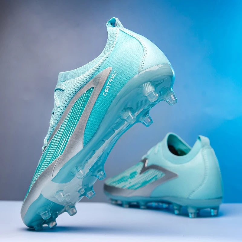 Botas de fútbol para hombre: botas de fútbol ligeras y transpirables, zapatillas de entrenamiento antideslizantes, zapatillas deportivas para actividades al aire libre