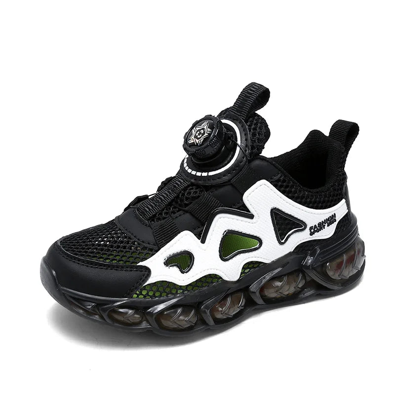 Children Sports Shoes Ultra Light Mesh Breathable School Training Running Shoes Soft Sole Anti Slip Casual Walking Shoes Kids