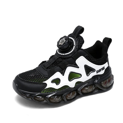 Children Sports Shoes Ultra Light Mesh Breathable School Training Running Shoes Soft Sole Anti Slip Casual Walking Shoes Kids