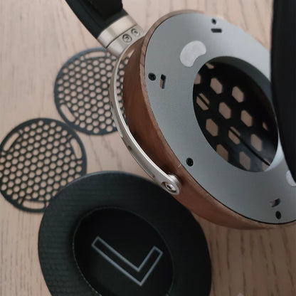 Kit de coque pour écouteurs DIY Walnut pour écouteurs. Accessoires pour écouteurs supra-auriculaires