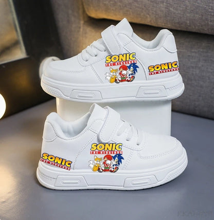 Sonic Students – modne buty codzienne z nadrukiem z kreskówek i anime – urocze trampki – prezenty na urodziny