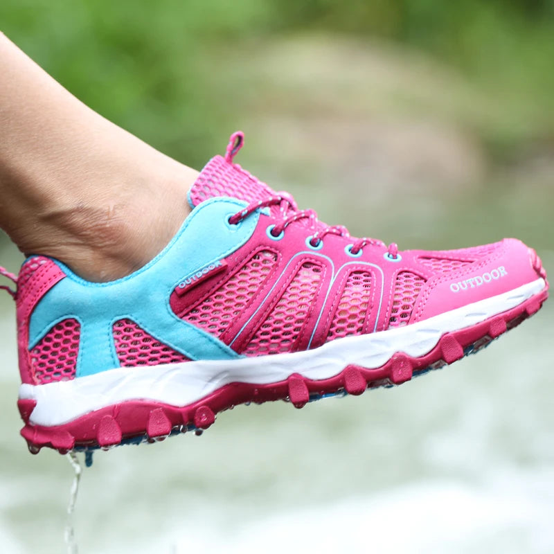 Frühjahr/Sommer Herren Damen Outdoor-Sneaker Trekking- und Wanderschuhe Sport- und Trail-Laufschuhe mit dicken Sohlen Sonderangebot Rabatt