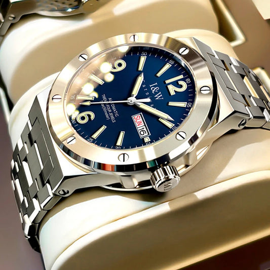 Carnival Brand IW High-End Series Luxury Sapphire Mechanical Watch Men 50M Waterproof Imported Movement Automatic Watches Mens