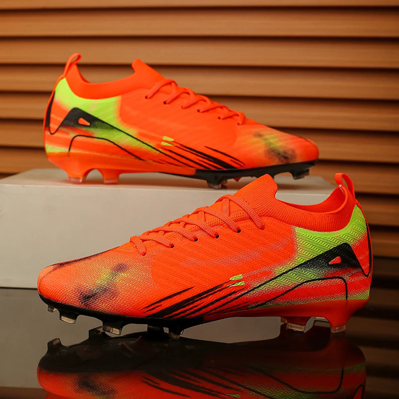Herren-Fußballschuhe FG – rutschfeste Trainingsschuhe – Fußballschuhe mit langen Stollen – ultraleichte Outdoor-Schuhe – Dropshipping