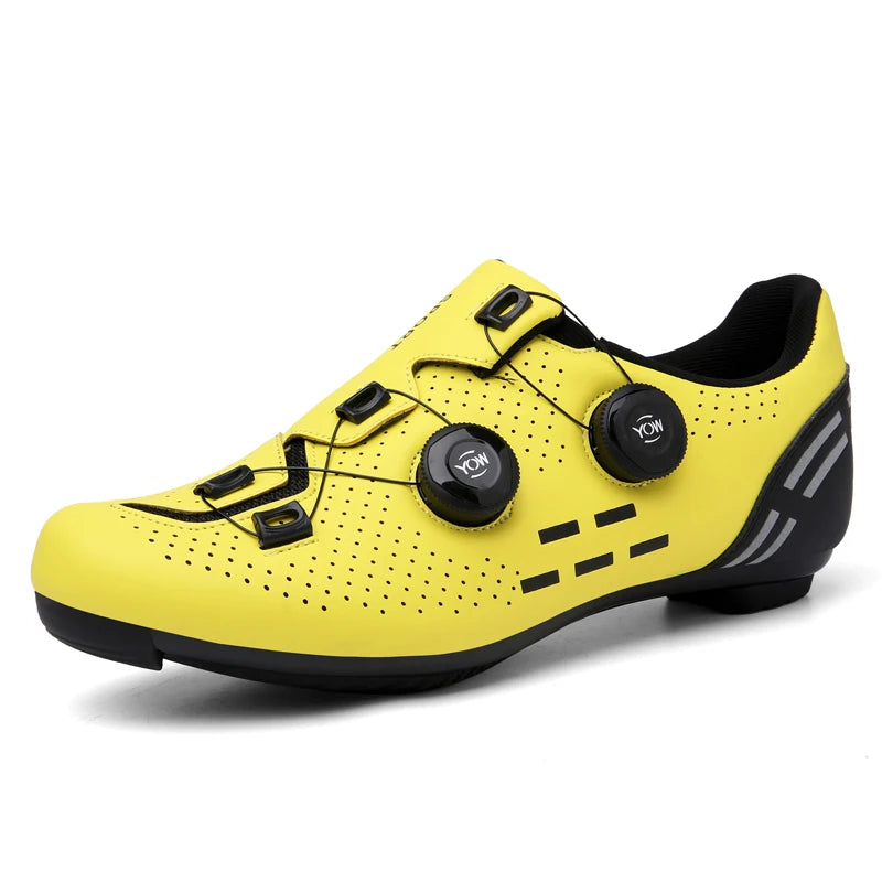 Scarpe da ciclismo di alta qualità da uomo SPD autobloccanti per bici da corsa, scarpe sportive da donna MTB da montagna antiscivolo 36-47
