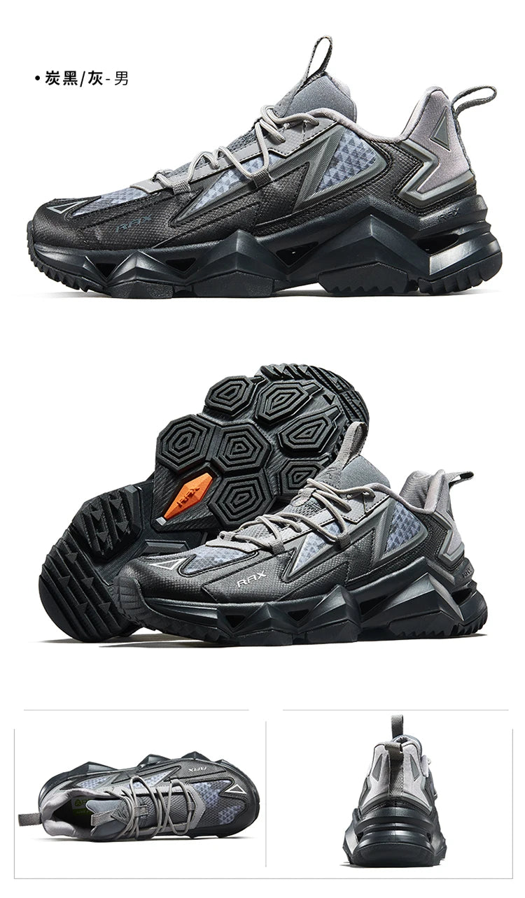 Rax Men – wodoodporne buty turystyczne, oddychające buty turystyczne, buty do trekkingu, sportowe trampki, buty taktyczne