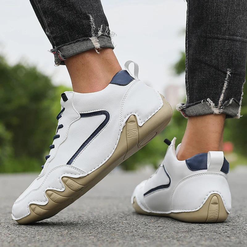 Herren-Freizeitschuhe, bequem, hochwertiges Leder, modisch, lässig, Slipper, Sportschuhe zum Wandern, Facon-Designerschuhe