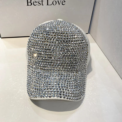CNTANG Summer Women's Baseball Cap Spring Autumn Rhinestone Caps Fashion Personality Street Hiphop Hats For Female Snapback