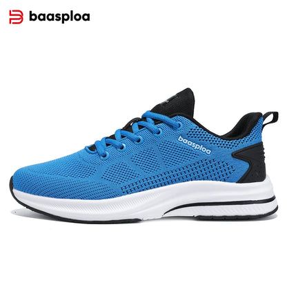 Ténis de corrida para homem da marca Baasploa: ténis casuais de malha, de designer, leves, com atacadores, novos, para desporto ao ar livre e ténis de ténis