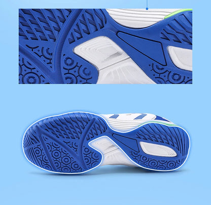 Table Tennis Shoes Couples' Lightweight Sports Badminton Shoes Non-slip Outdoor Men's Breathable Competition Training Sneakers