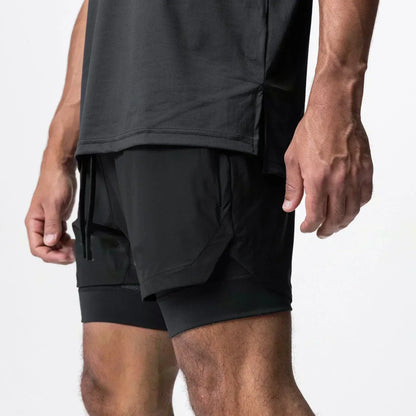 Unisex 2026 Dragon Ball Anime Men's Shorts Sportswear Quick Dry Gym Pants Double-layer 2 in 1 Shorts Y2k Summer New Streetwear