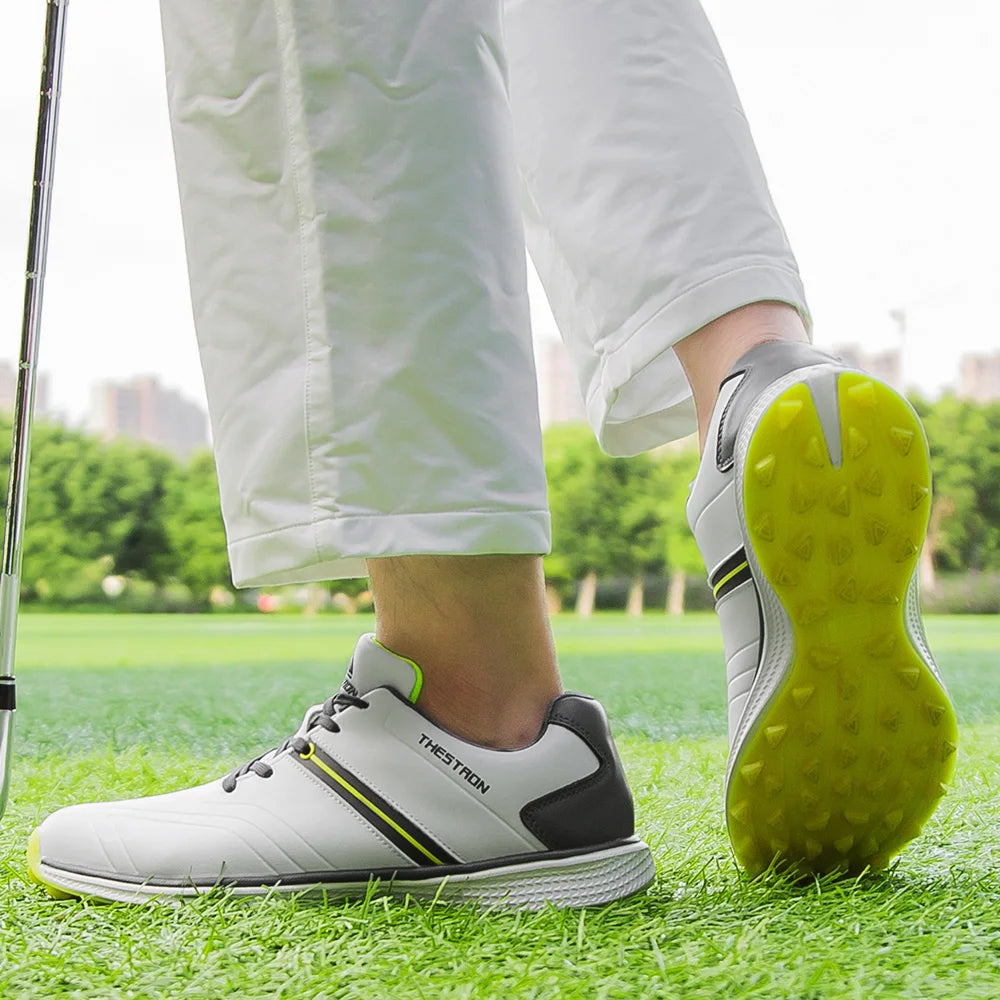 Waterproof Men Golf Shoes Professional Lightweight Golfer Footwear Outdoor Golfing Sport Trainers Athletic Sneakers Brand