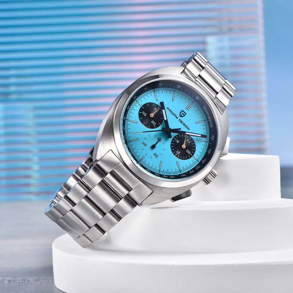 2026Pagani design watch luxury men's quartz watch speed men's chronograph top brand all-steel sapphire diving relógios masculino