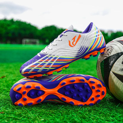 Long Spike Cleats New Competition Level Football Shoes for Men and Women Universal Professional Game Training Sports Shoes