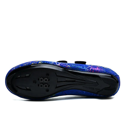 Chaussures de cyclisme pour homme : chaussures de course sur route à fixation automatique, chaussures de sport, chaussures d'entraînement sans crampons ; chaussures de cyclisme pour femme avec crampons SPD