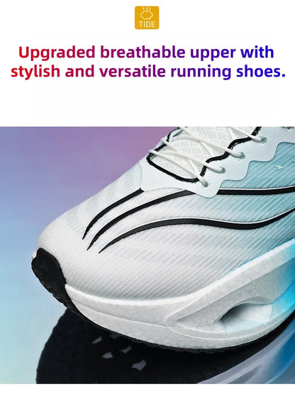 New men's and women's running shoes breathable racing sports shoes carbon cushioning lightweight men's jogging training shoes
