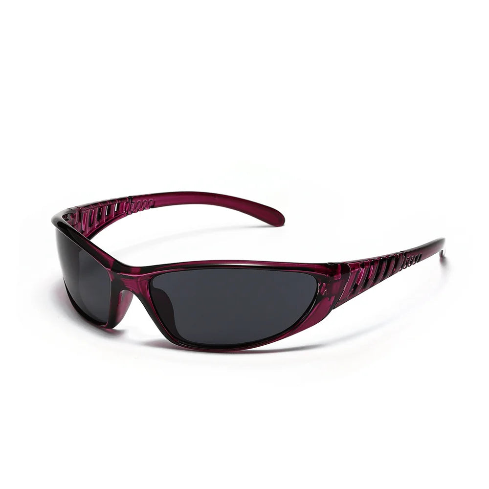 Y2K Sunglasses Men Women Color Hollowed Outdoor Driving UV400 Sunglasses Girls Net Red Hip Hop Gothic Women Sun Glasses 2025 Hot