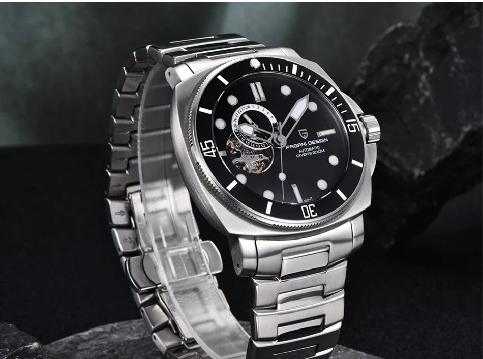 PD1736 PAGANI DESIGN 2025 Men Automatic Mechanical Watches Casual Fashion Sapphire Stainless Steel Diving TMI NH39 Reloj Hombre