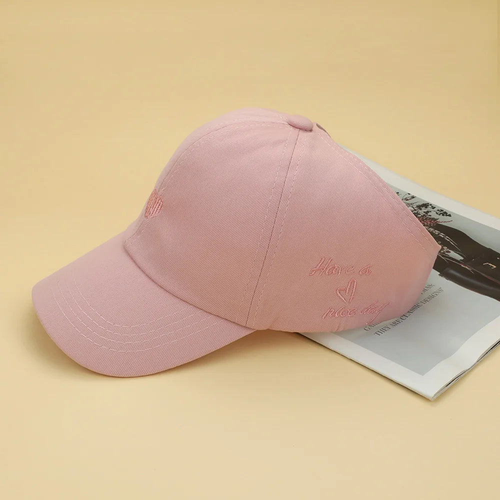 Fashion Kids Baseball Caps for Boys Girls Sun Hat Hollow High Ponytail Caps Children Sunshade Baseball Caps for age 4-12 Years