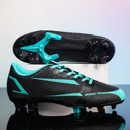 Udendørs fodboldsko til mænd, voksne, med lange pigge, fodboldstøvler, træningssko, sportssko, sneakers, skridsikre træningssko, unisex