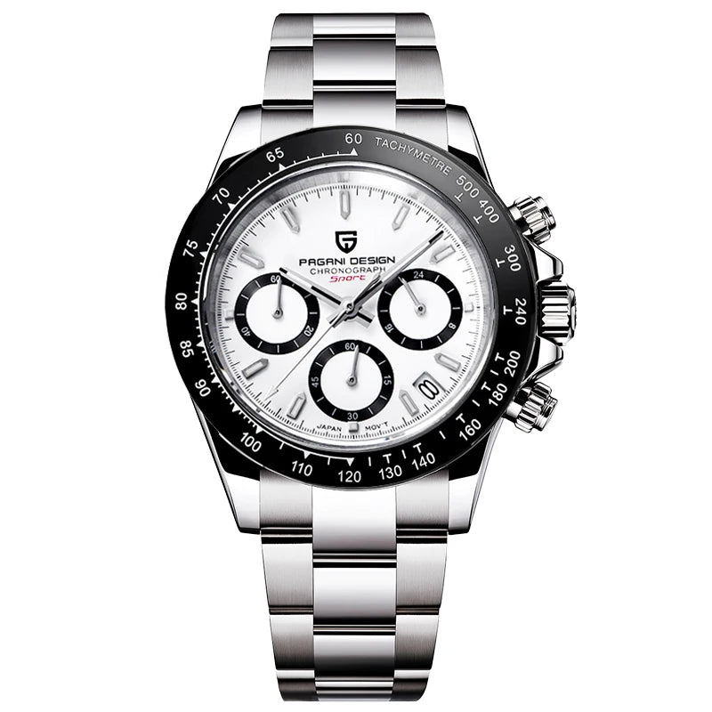 2026 PAGANI DESIGN New Colored diamonds Men's Watches top brand Luxury Quartz Wrist Watch Men Watch Men Chronograph Japan VK63