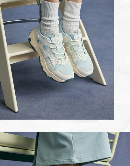 Xtep Casual Shoes Spring And Summer Lightweight Sports Shoes Thick Sole Fashionable Street Style Sneakers 875319320004