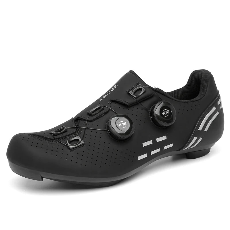 Sapatos de ciclismo para homem: sapatos profissionais de BTT e SPD; sapatos de corrida de montanha; sapatos de ciclismo de estrada SPD para mulher