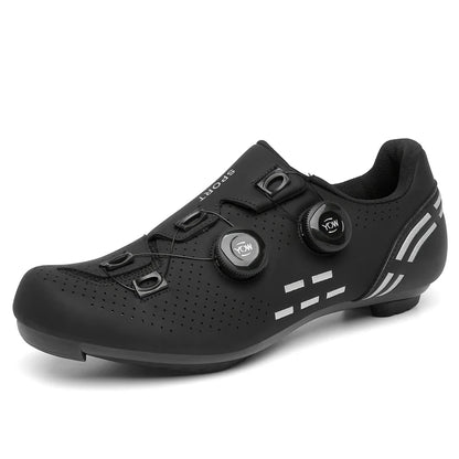 Sapatos de ciclismo para homem: sapatos profissionais de BTT e SPD; sapatos de corrida de montanha; sapatos de ciclismo de estrada SPD para mulher