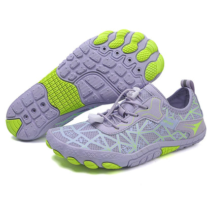 Sapatos para caminhar na água sem sapatos - Homem e Mulher - Sapatos de praia em malha de secagem rápida - Sapatos antiderrapantes para atividades ao ar livre - Sapatos unissexo para desportos aquáticos